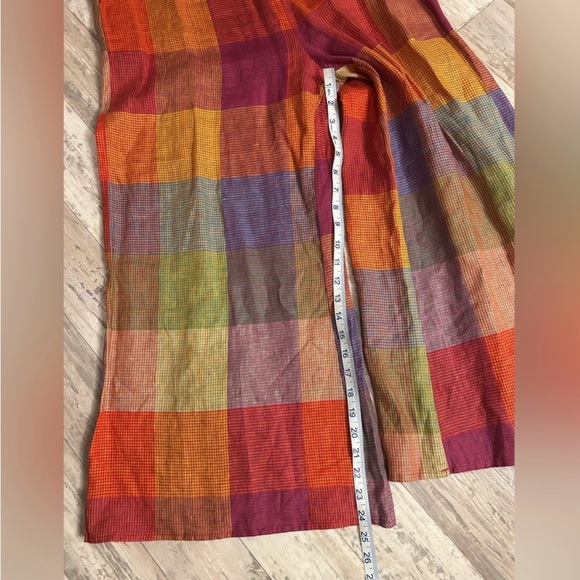 Multicolor Plaid Women's Jumpsuit - Picture 9 of 9